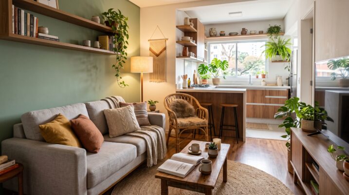 Como transformar um apartamento pequeno em um imóvel que parece maior e mais sofisticado